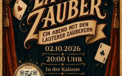„Der Buchzauberer“ beim Zauberabend in Kaiserslautern